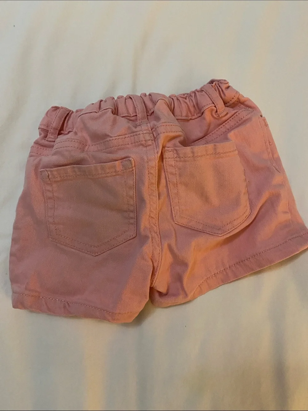 The Children's Place Pink, White & Light Denim Shorts Trio